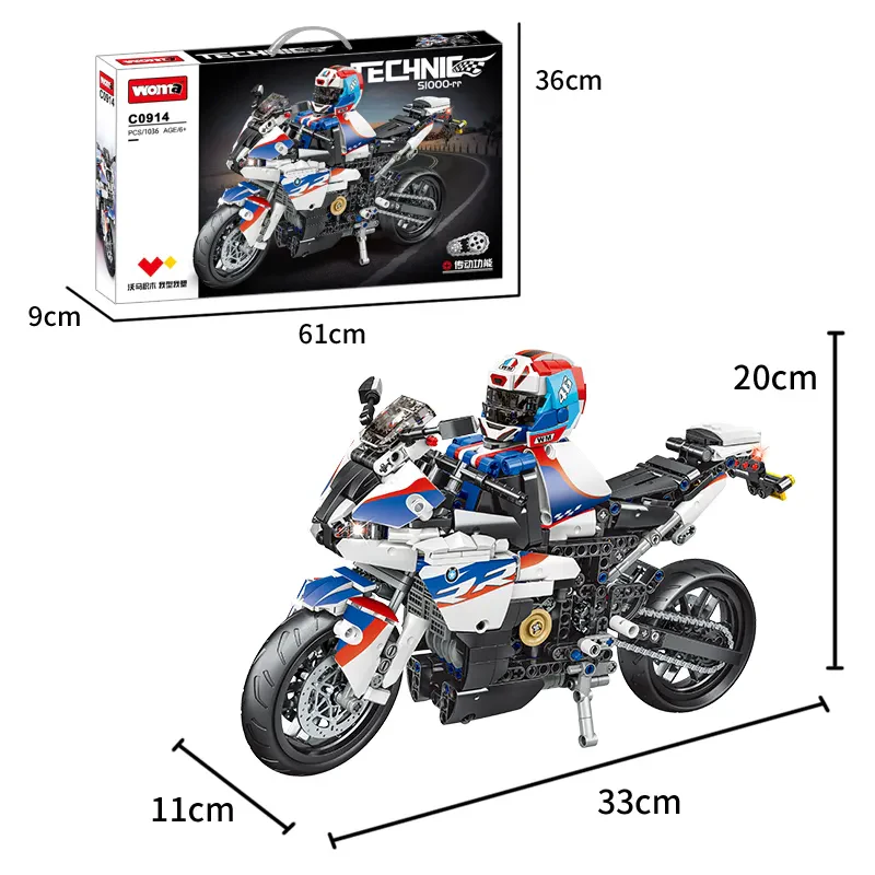 WOMA TOYS C0914 Modern Tasarımlı Motosiklet Modeli