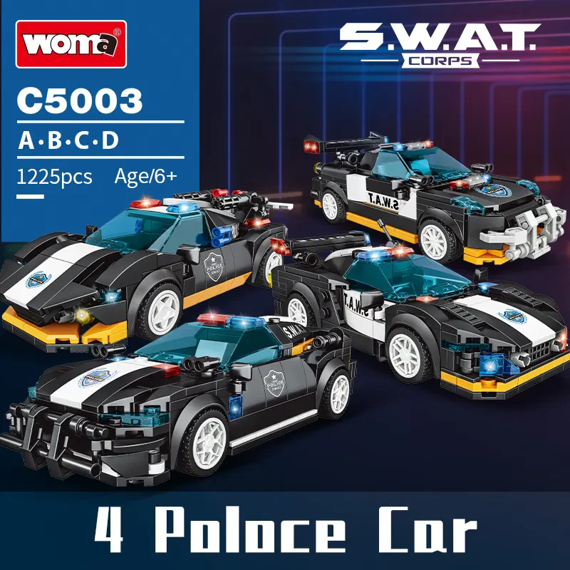 WOMA TOYS C5003 SWAT Polis Aracı Seti