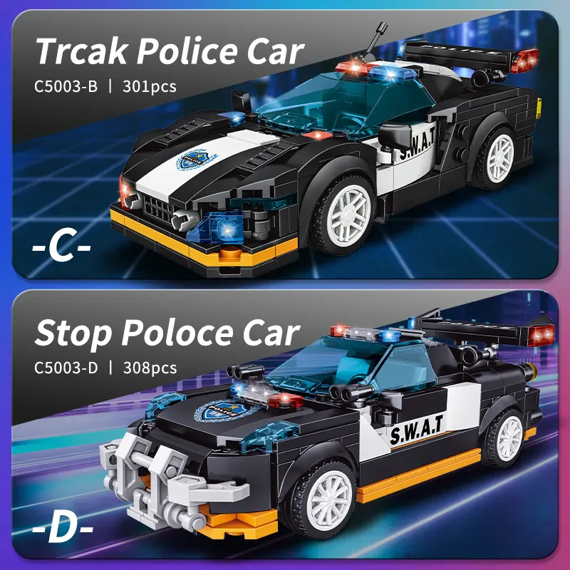 WOMA TOYS C5003 SWAT Polis Aracı Seti