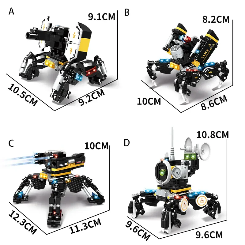 WOMA TOYS C5017 Eğitici 4’ü 1 Arada Robot Kiti