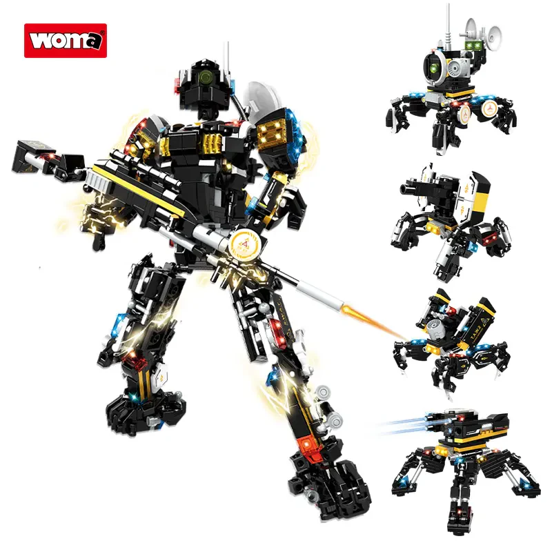 WOMA TOYS C5017 Eğitici 4’ü 1 Arada Robot Kiti