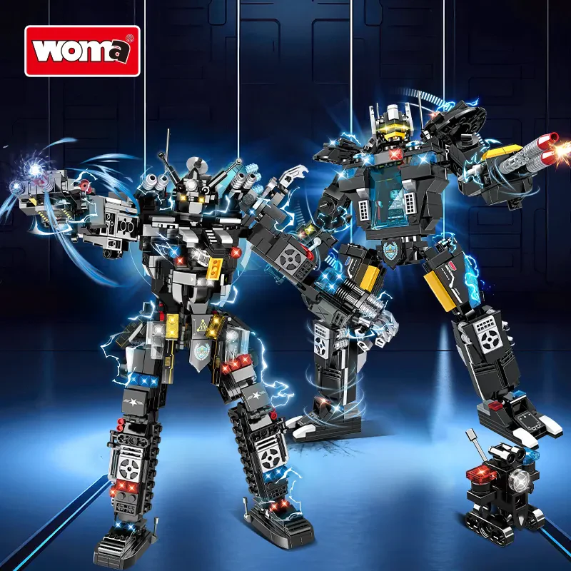 Woma Toys C5024 C5025 Değişim Robot Araba Seti