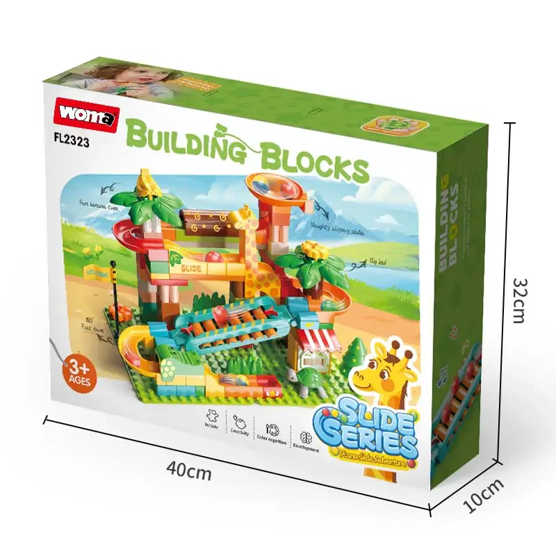 WOMA TOYS FL2323 Müzikli Yapı Blokları Seti – Eğitici Çocuk Oyuncağı