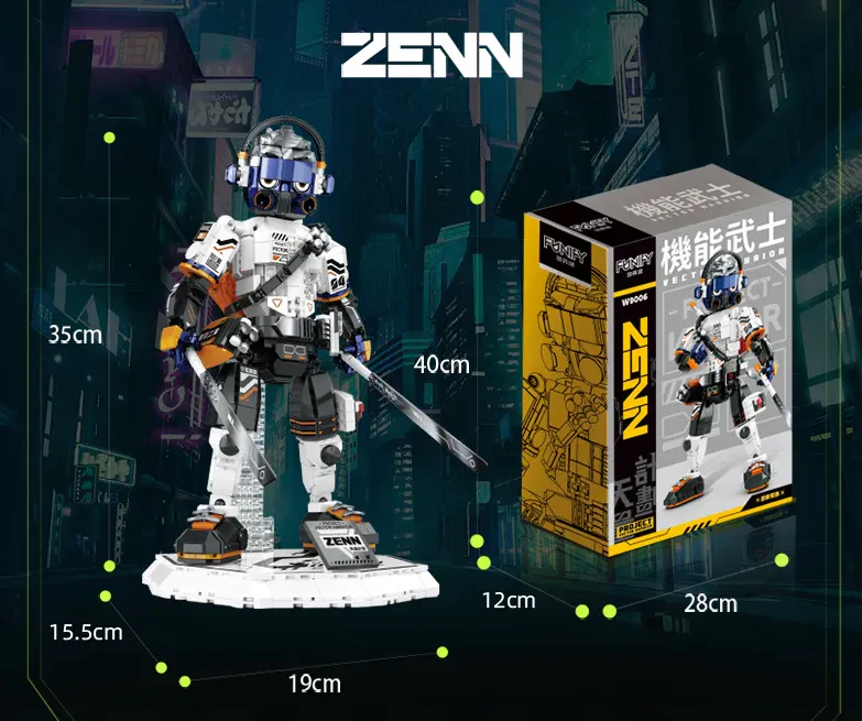 WOMA TOYS FUNIFY W9006 Fonksiyonel Samurai Robot Modeli
