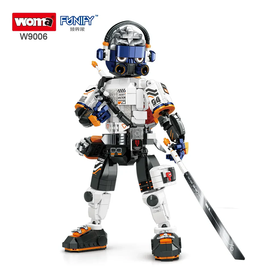WOMA TOYS FUNIFY W9006 Fonksiyonel Samurai Robot Modeli