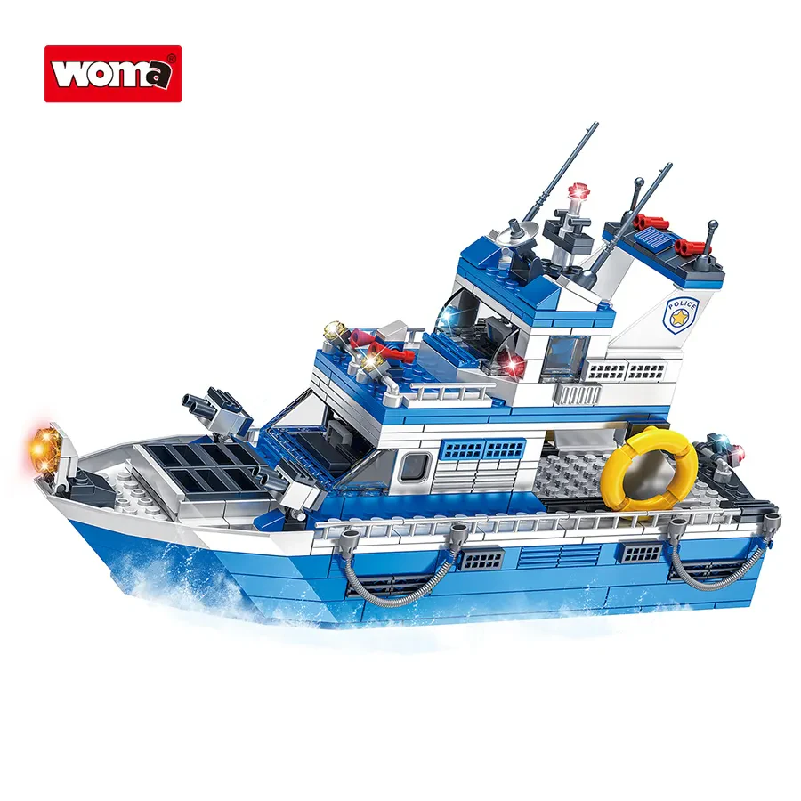 WOMA TOYS Polis Deniz Devriyesi 480 Parça Model Yapım Seti – C0607