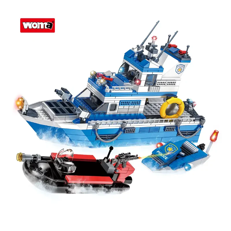 WOMA TOYS Polis Deniz Devriyesi 480 Parça Model Yapım Seti – C0607