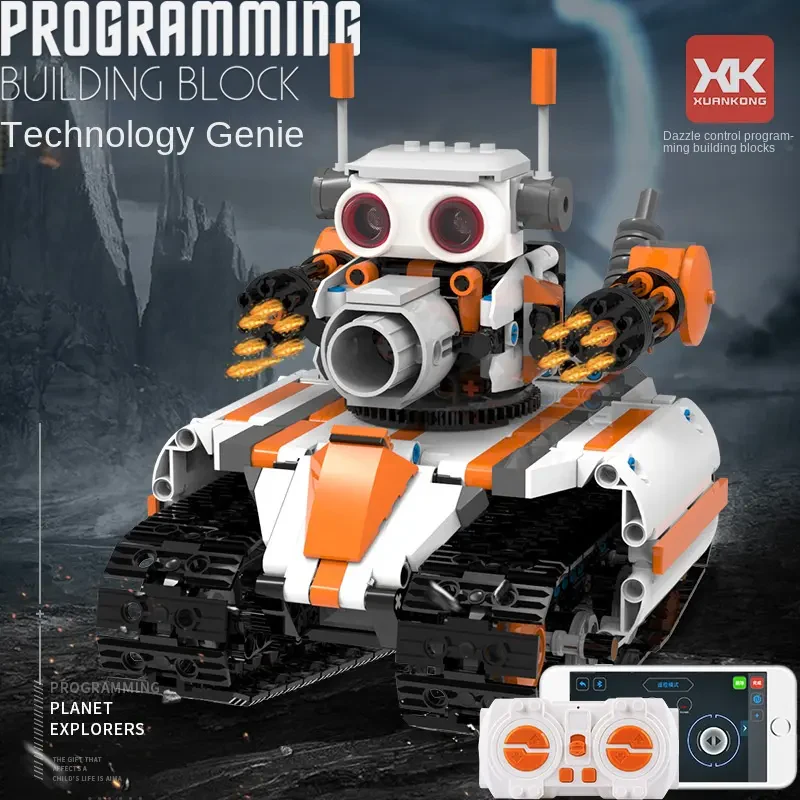 Yeni Maker Programlama Robotu – Demonte Edilebilir Yapı Taşı Seti, Scratch Uygulaması ile Çocuk Teknoloji Oyuncağı Panlo
