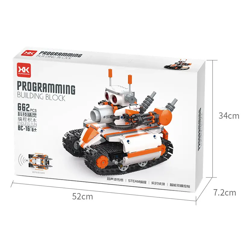 Yeni Maker Programlama Robotu – Demonte Edilebilir Yapı Taşı Seti, Scratch Uygulaması ile Çocuk Teknoloji Oyuncağı Panlo